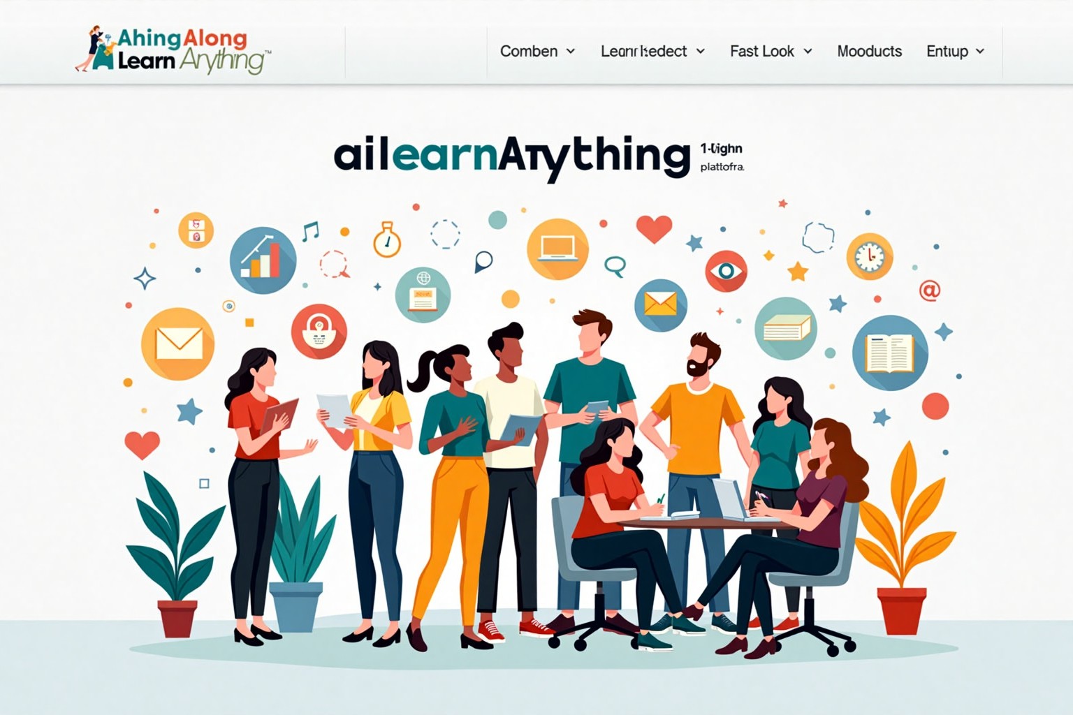 Building Engaged Online Learning Communities with AILearnAnything